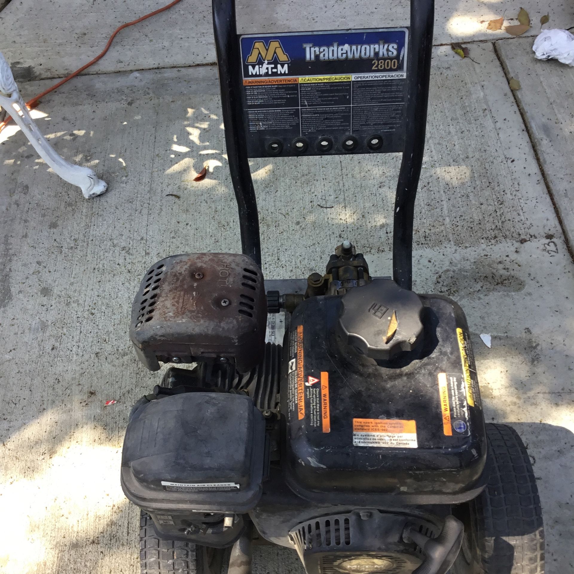 Mi-t-m. Tradeworks 2800. Power Washer