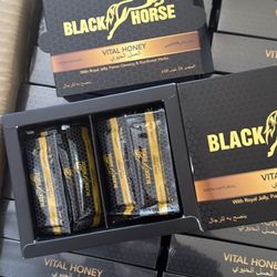 Mens Black Horse Honey