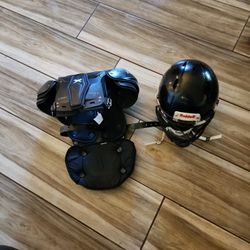 Football Gear With Helmet