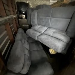 Three Piece Reclining Sofa Set 