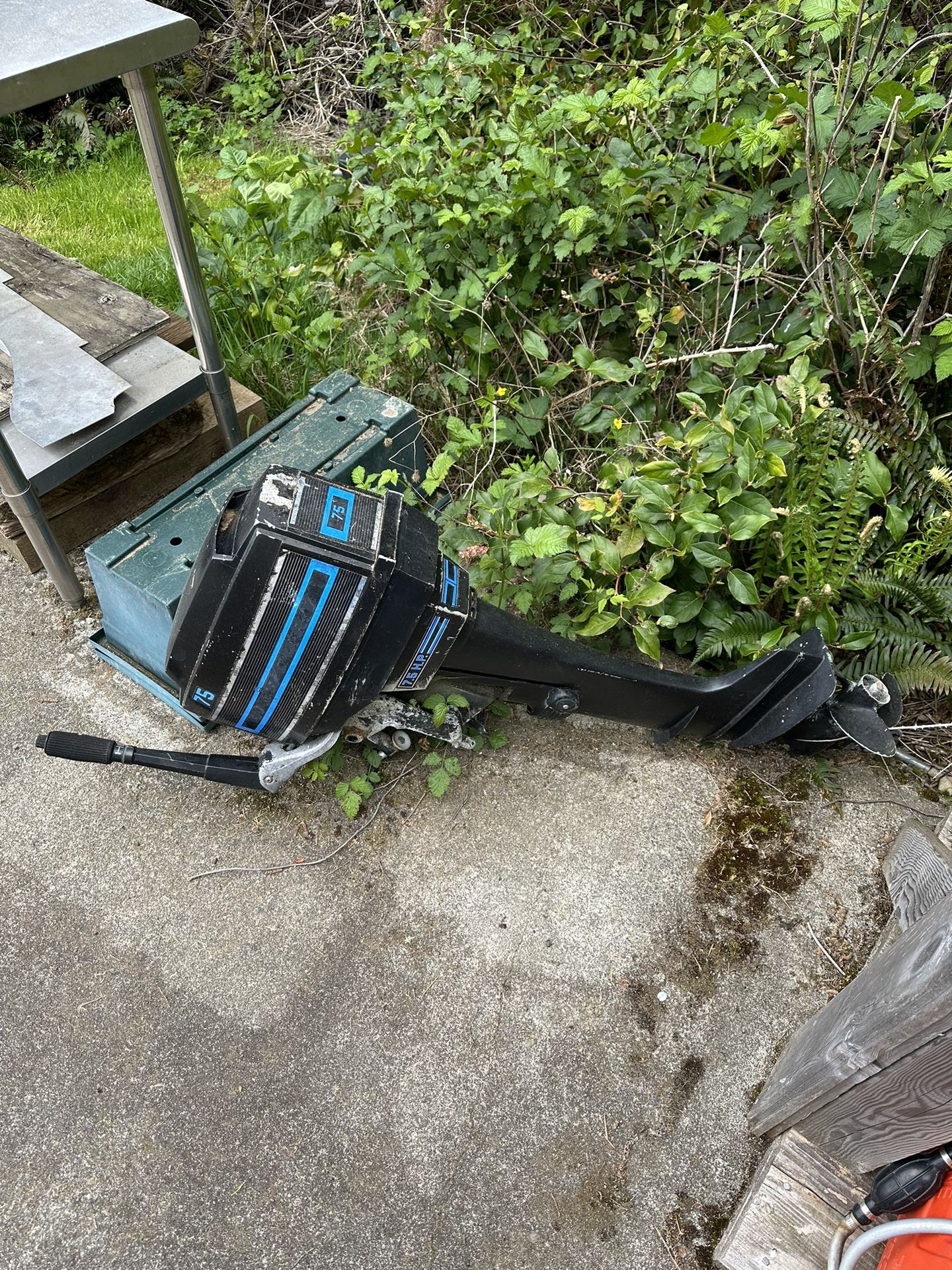 1974 Mercury 7.5hp Outboard for parts