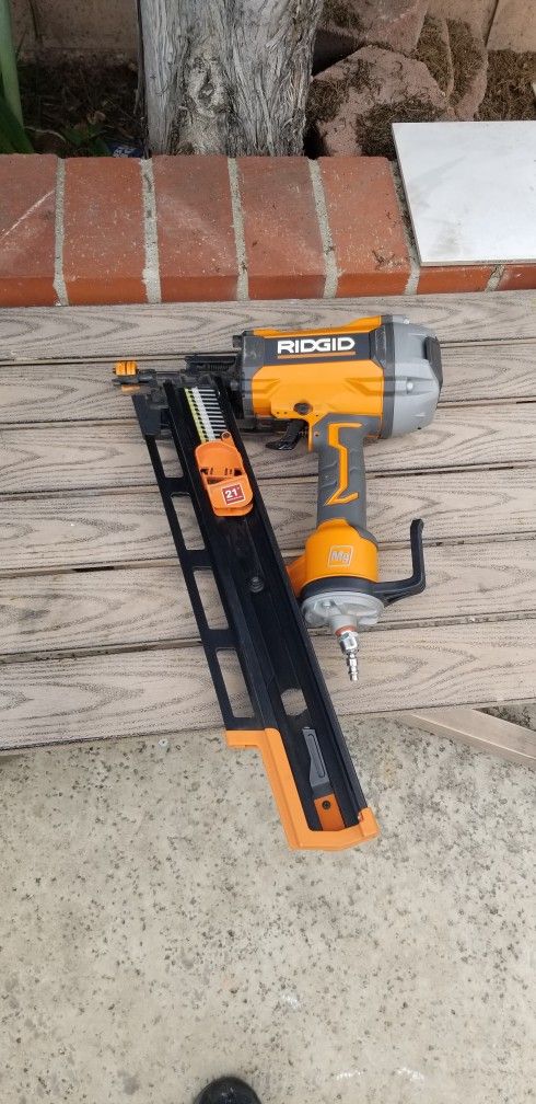 ridgid 21ga framing nailer
