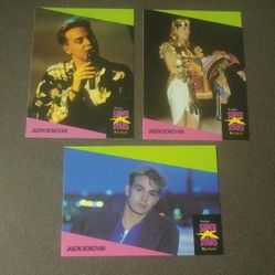 1991 ProSet Jason Donovan #32 Singer #33 Card Cards #34 Lot Dance Pop Musicards Superstars Vintage Collectible Pro Set