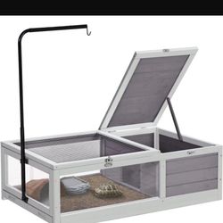 Aivituvin-AIR55 Wooden Tortoise Habitat | Reptile Cage