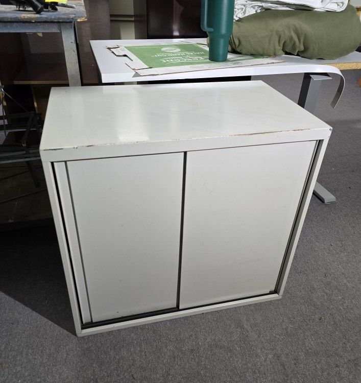 Small Metal Sliding Cabinet 