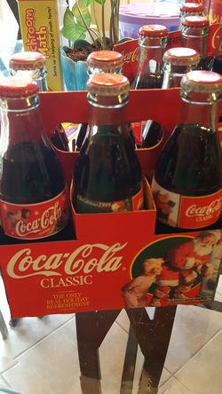 1995 Coca Cola 6 Pk bottles