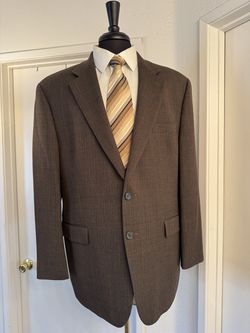 Mens 44R IZOD Sport Coat 100%Wool