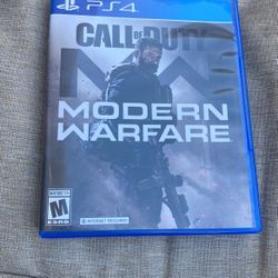 PS4 Call Of Duty Modern Warfare 