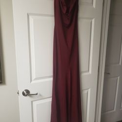 Burgundy Gown