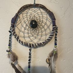 Handmade Dream Catcher - With Stone Unique Holiday Gift 