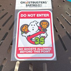 Bathing Ape Ghostbusters Milo Sticker