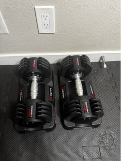 Adjustable Dumbbells 💪   Each 25 lbs both 50 lbs