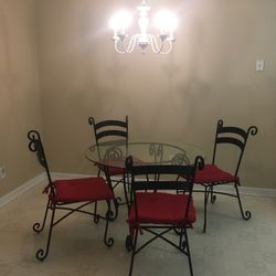 table with chairs