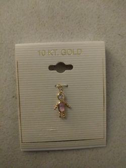 10 karat gold charm