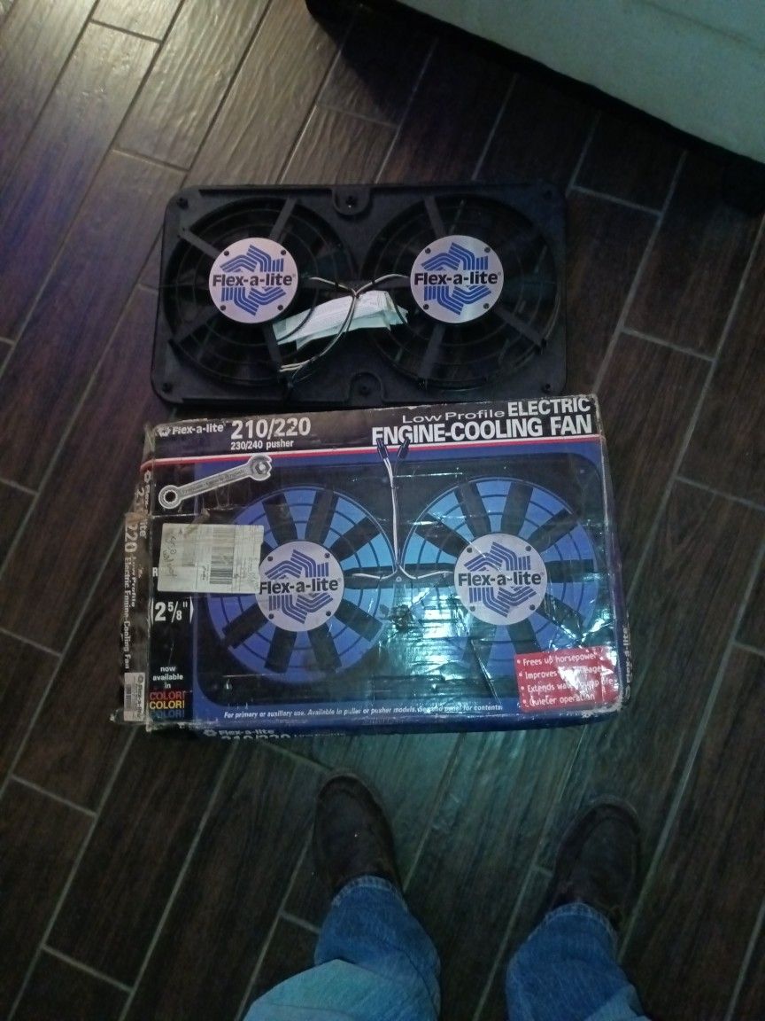 Brand New Flexalite Low Profile Dual Fan 