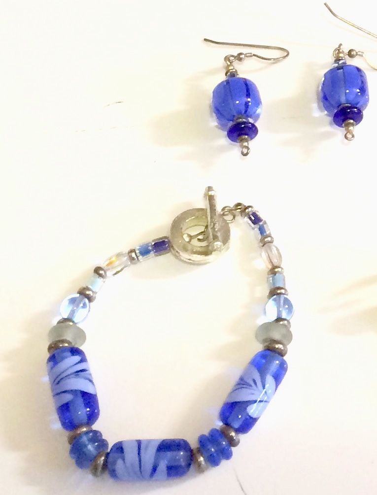 New Earrings And Like New Bracelet 