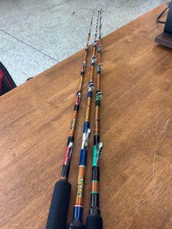Seeker and calstar trolling fishing rods