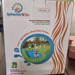 2 In 1 Splashing Sprinkler Kids Pool 