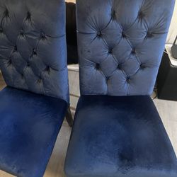 chairs navy blue