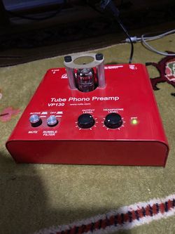 Tube phono preamp - vinyl turntable pre amp for stereo reciever amplifier record player