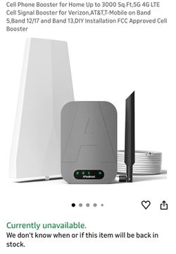 Home Cell Phone Booster • NEW IN BOX