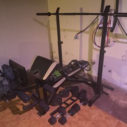 Home Gym Set, Everything Included From Pics