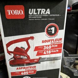 Toro Ultra Blower/Vacuum 