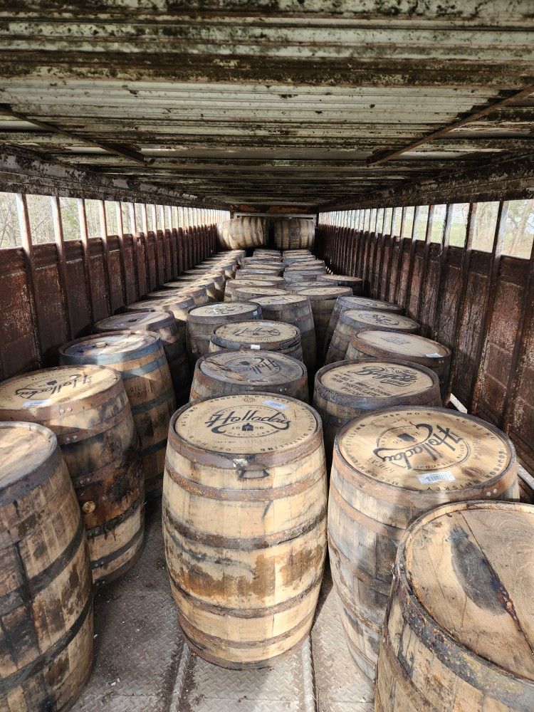 Oak Barrels and Planters