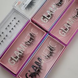 6 Pack Of Glamnetic Magnetic Eye Lashes