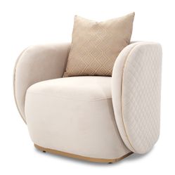 Ariana Beige Accent Chair