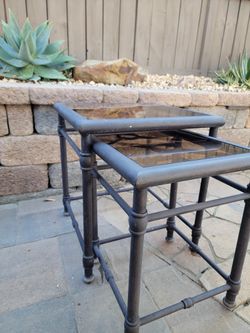 Nesting Outdoor Patio Tables 