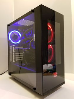 Liquid Cooled High End Intel i7 GTX 1070 Streaming Gaming PC