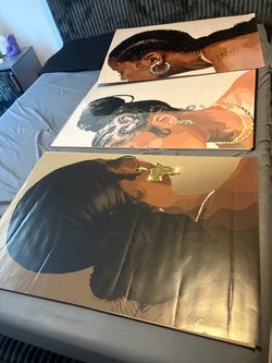 3  large wall photos