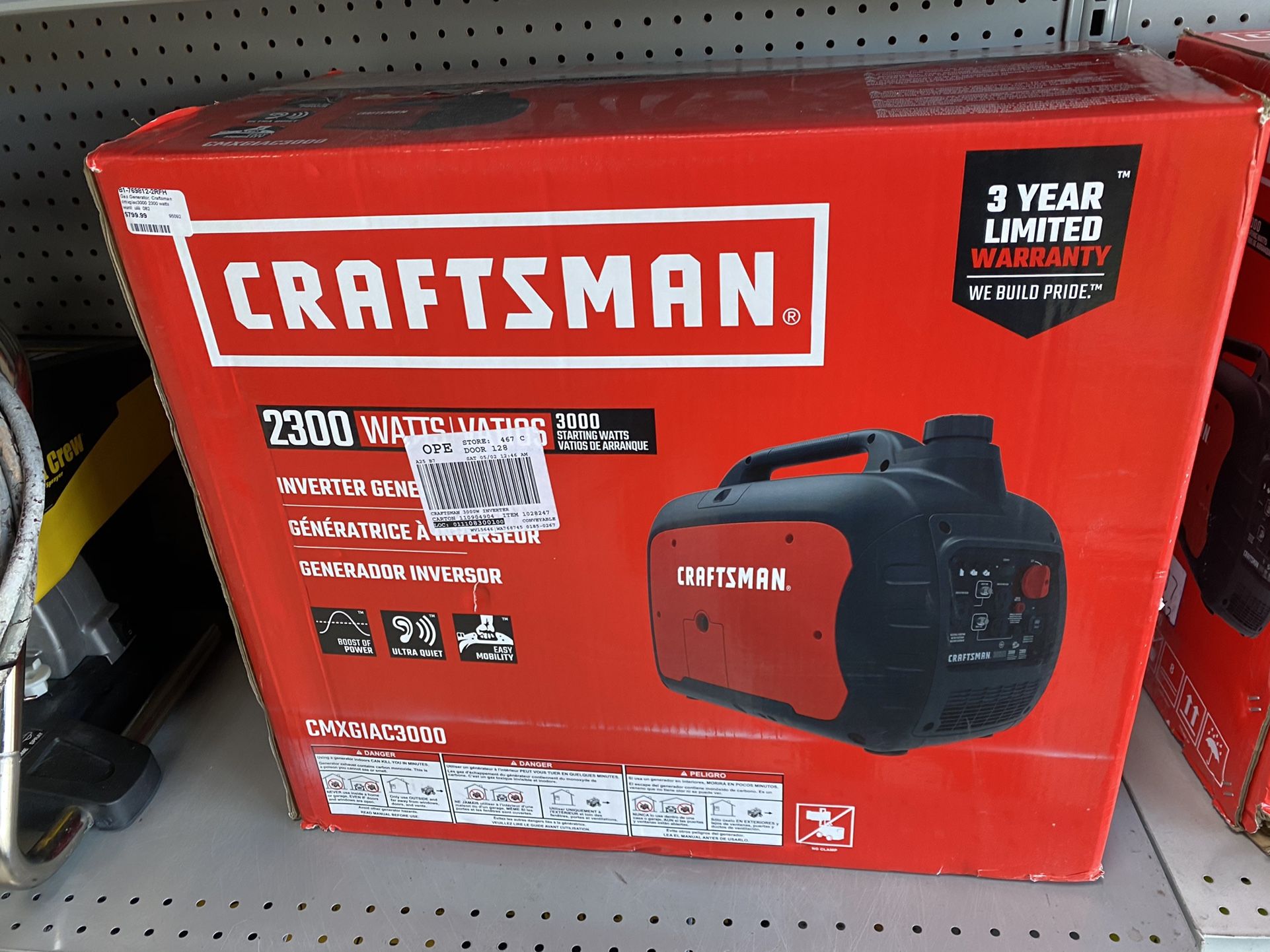 Craftsman Generator/ Inverter 2300 Watts