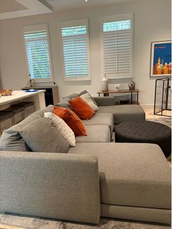 crate & Barrel sectional