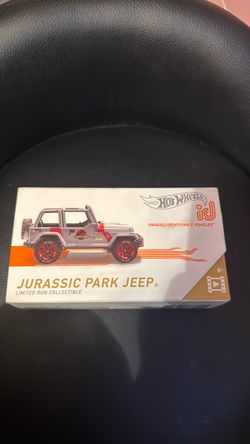 Hot Wheels id Jurassic Park Jeep Limited Run Collectible