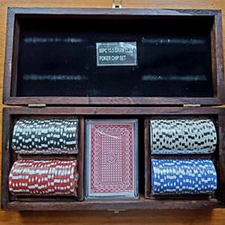 3 Poker Chip Sets- Real Clay Chips