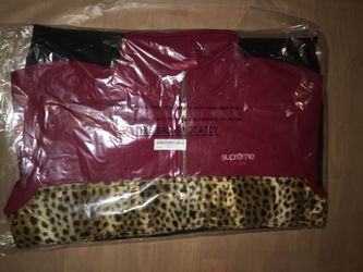 Supreme leopard polo