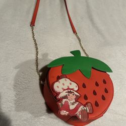 Strawberry Shortcake Figural Crossbody Bag Used Twice Hot Topic