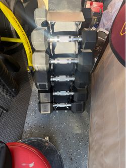 Dumbbell weight set
