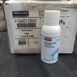 12 MicroBurst 3000 Linen Fresh Air Neutralizer Aerosol Refil