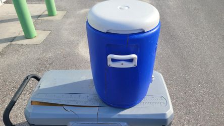 Large Ice Chest and Water Coolers