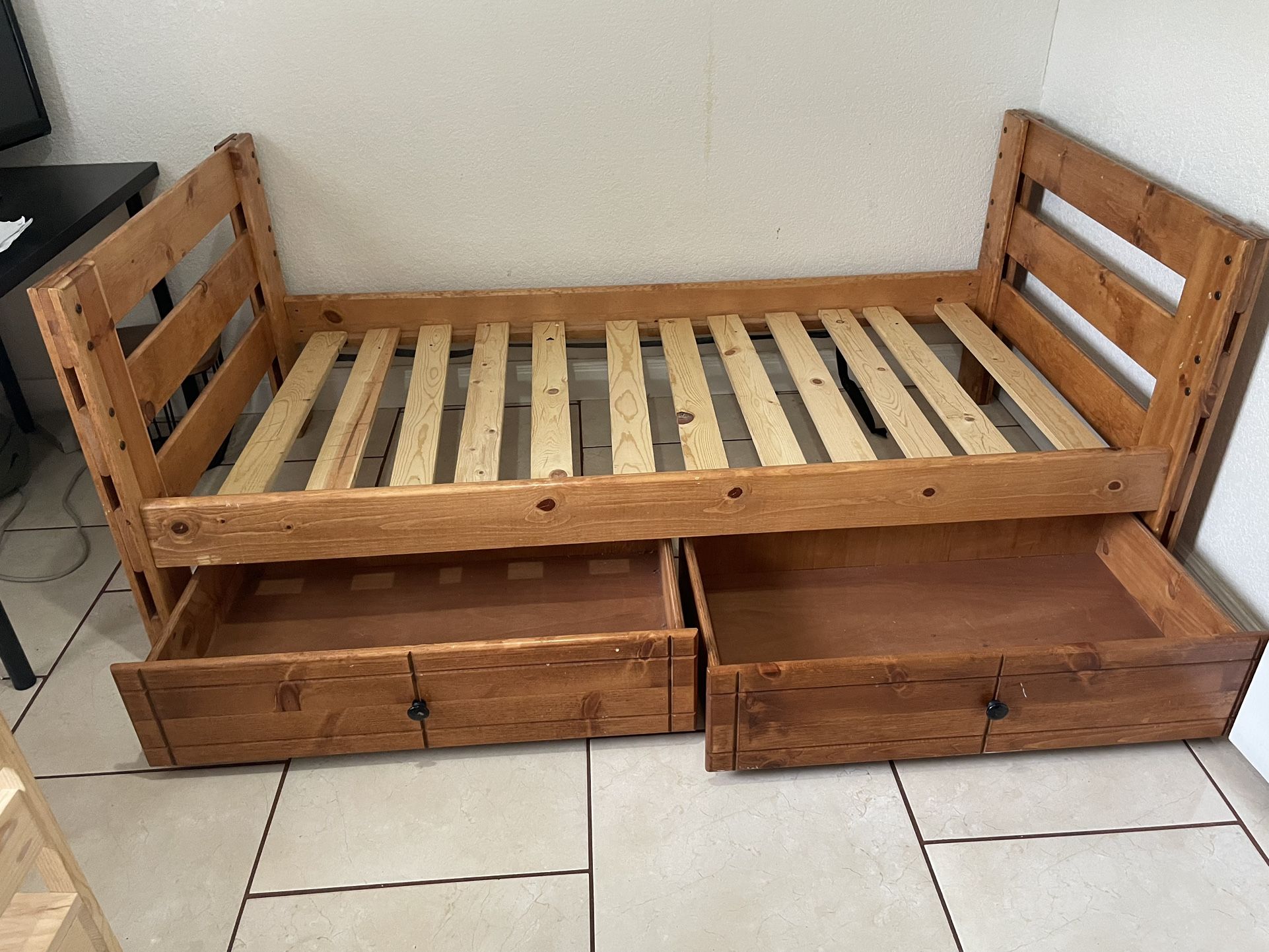 Twin Bed Kids Art Desk