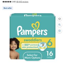 Diapers size 6 Pampers 