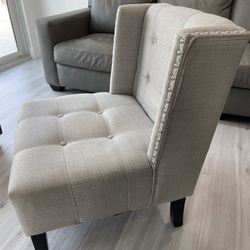 Accent Chair Gray 