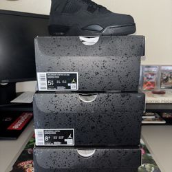 Air Jordan 4 Retro Black Cat GS