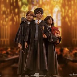 Harry Potter, Hermione & Ron Weasley 1/10 Scale Statue Iron Studios