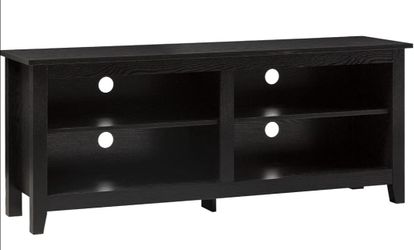 TV Stand for TVs up to 65 Inches, 58 Inch, Black