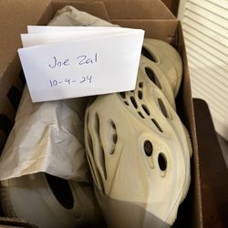 Yeezy Stone Salt Foam Runners Size 10