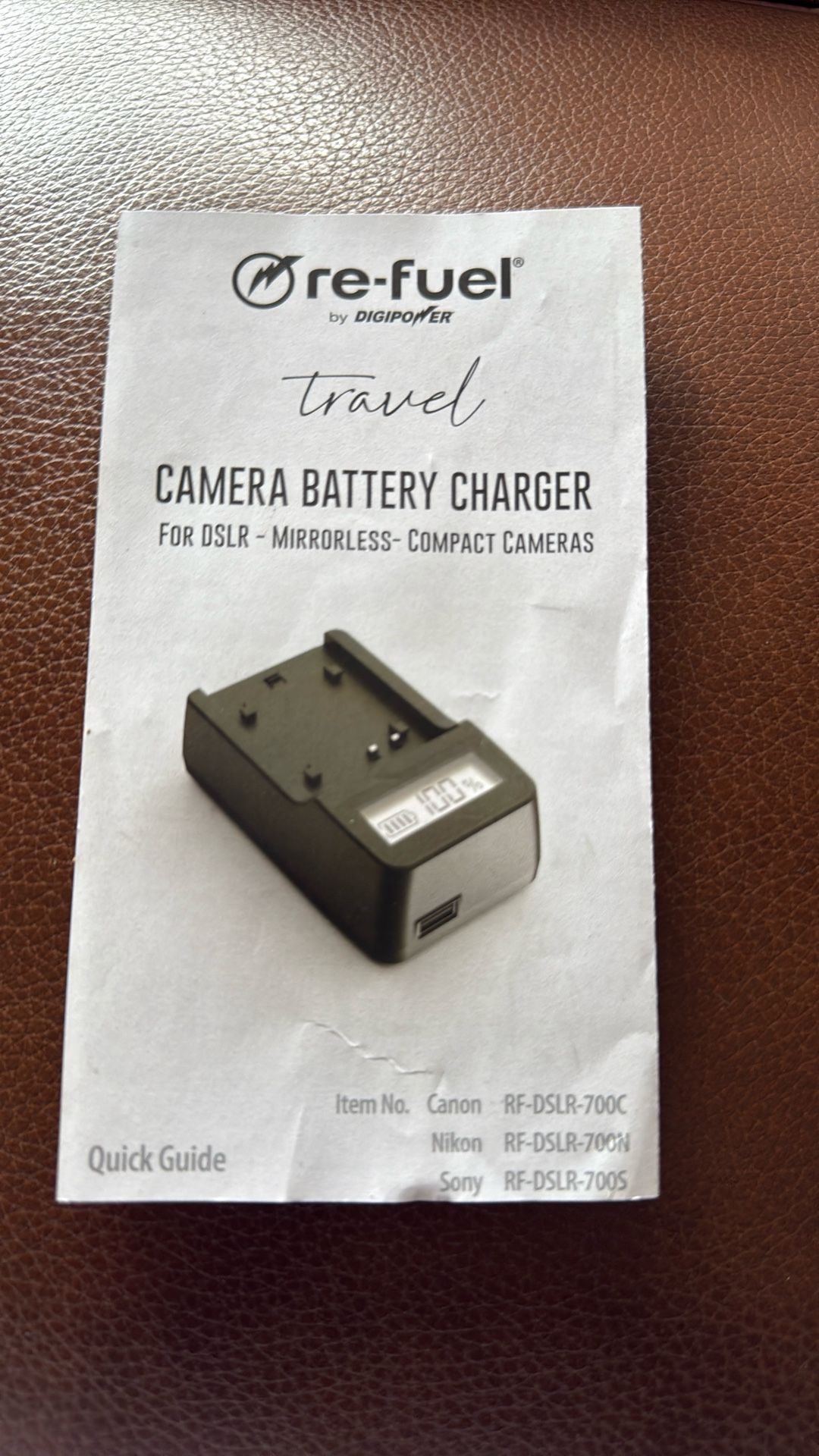 Camera Battery Charger